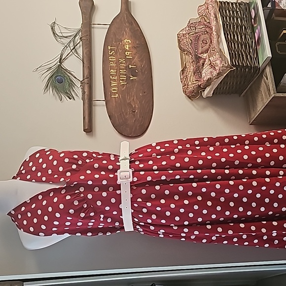 NWT retro style dress polkadot sz 8 - Picture 1 of 8